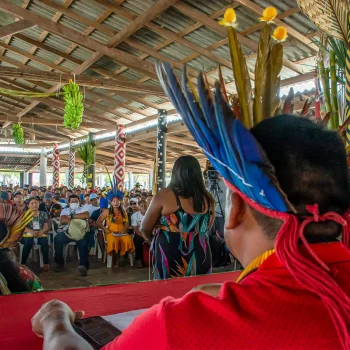 A assembleia no Lago Caracaranã chamou atenção para a necessidade de retomar a demarcação das terras indígenas.
