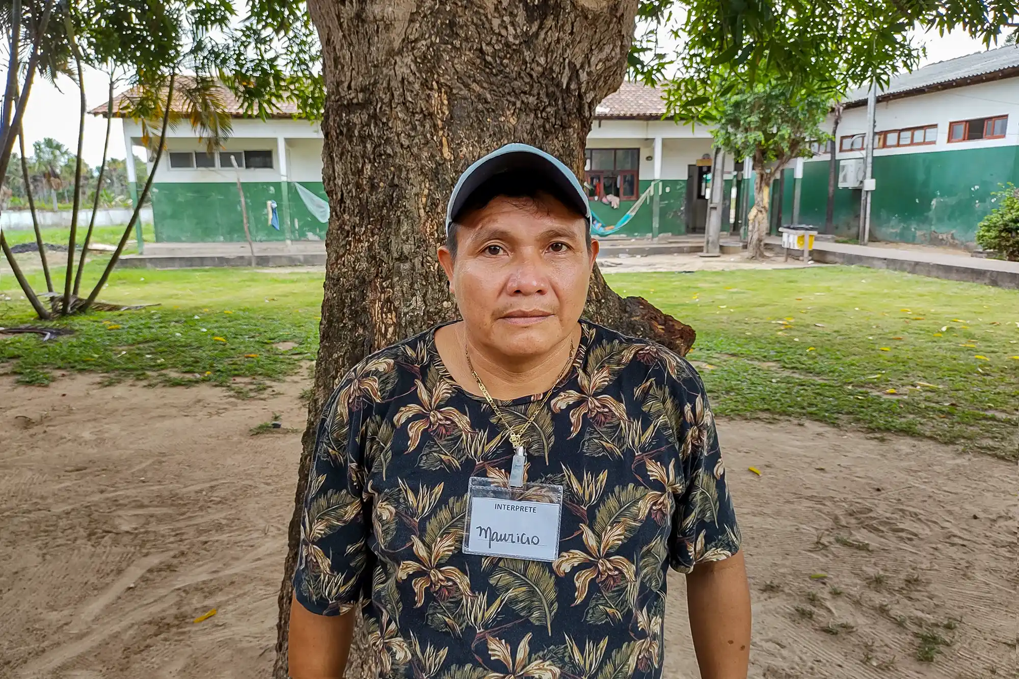 Maurício Irori Yanomami: o agente de saúde indígena (AIS) é um elo entre as equipes e os indígenas. — Foto: Luiz Felipe Stevanim.