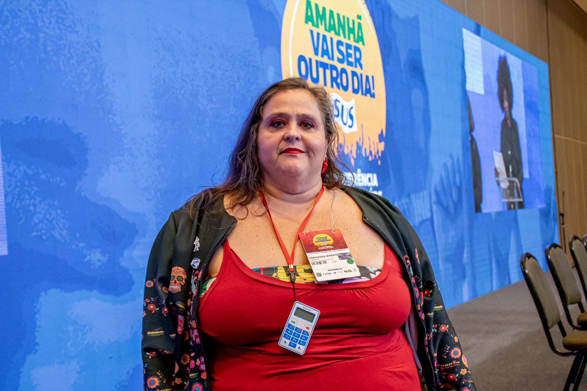 Fernanda Magano, Secretária-Geral da 17ª Conferência Nacional de Saúde. — Foto: Eduardo de Oliveira.