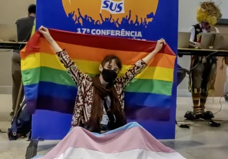 Sophie Nouveau, do Comitê Técnico Estadual de Saúde LGBT do Rio Grande do Sul, foi enfática: “Dizer que a população LGBT consegue acessar de maneira plena o SUS é uma utopia, uma mentira”. — Foto: Eduardo de Oliveira.
