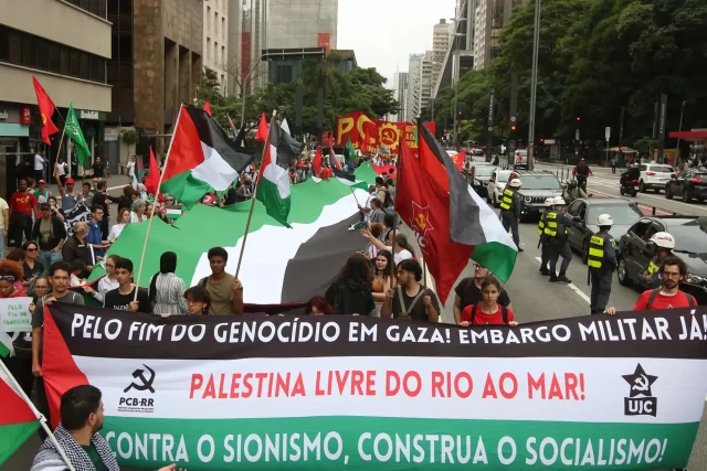Manifestações pró Gaza pelo mundo