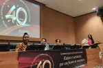 Cesteh 40 anos: Mesa de abertura do evento comemorativo em dezembro de 2025. — Foto: Virginia Damas.