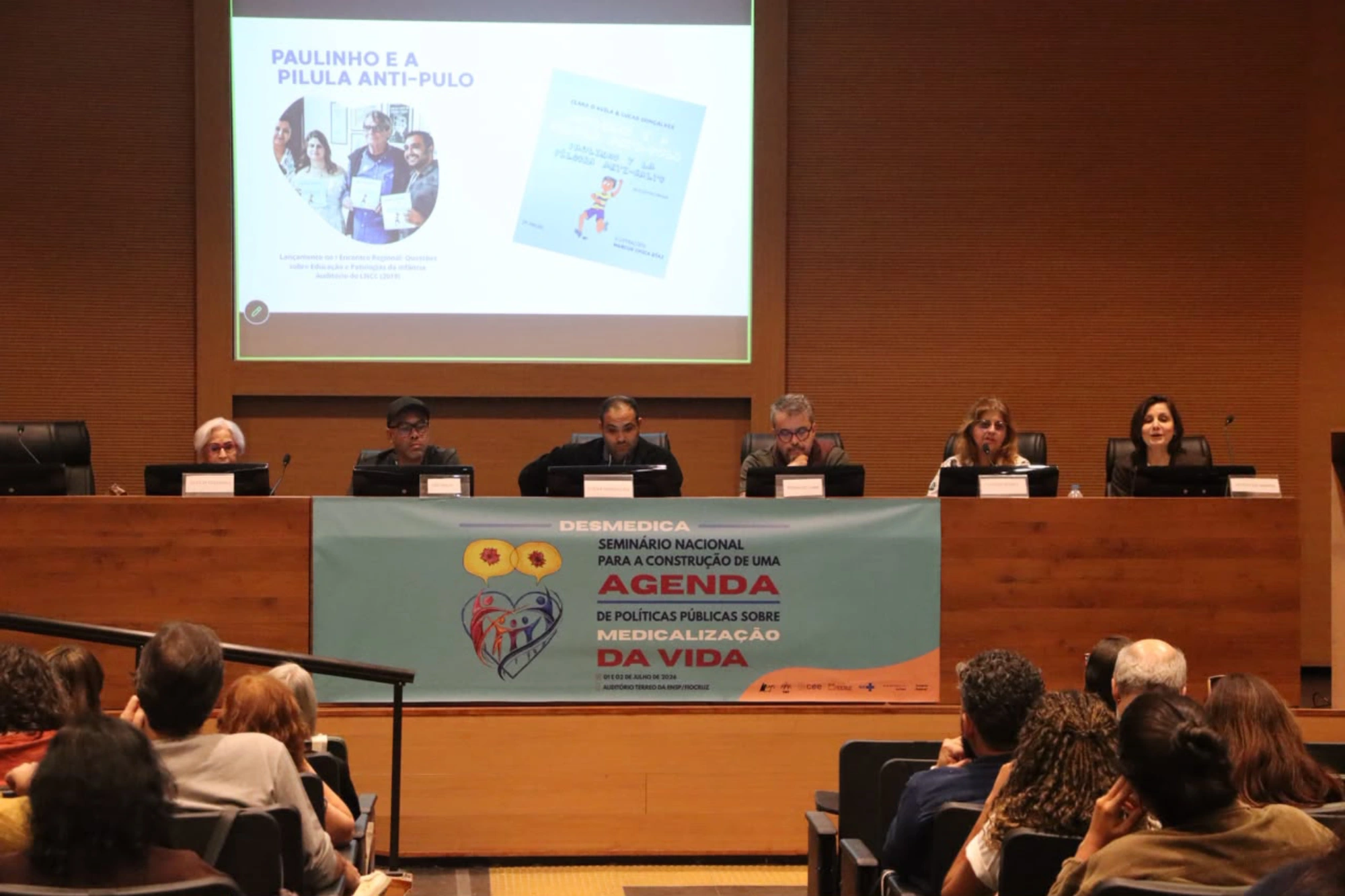 Seminário realizado em julho de 2026 buscou fortalecer o debate sobre a formulação de políticas públicas voltadas à desmedicalização da vida — Foto: Lidiane Oliveira.