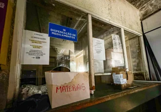 Clínica da Família Diretor Pestana, no bairro Humaitá, em Porto Alegre, atingida pelas enchentes no RS em 2024 — Foto: Carolina Zeni/SMS Porto Alegre.